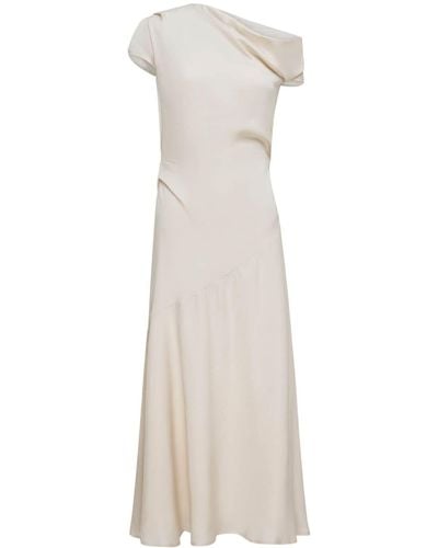 Rachel Gilbert Aries Crepe Midi Dress - White