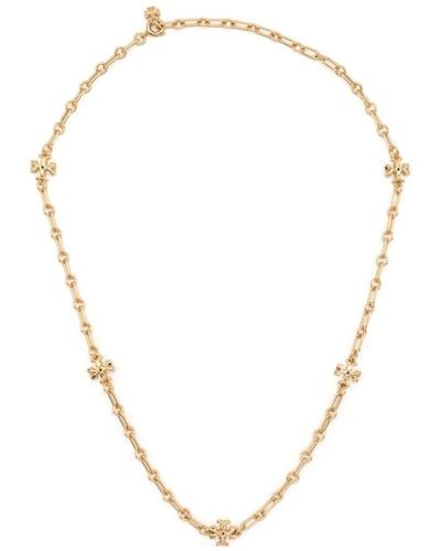 Tory Burch Collana Roxanne con perline - Metallizzato