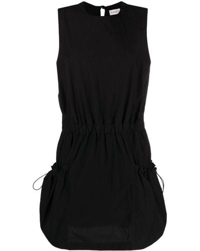 Moncler Elasticated Sleeveless Minidress - Black