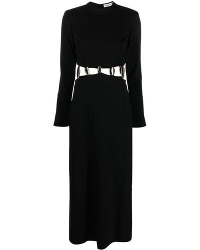 Jonathan Simkhai Cut-out Detailing Round-neck Dress - Black