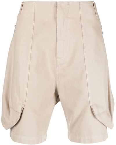 Jacquemus Short Croissant à poches cargo - Neutre