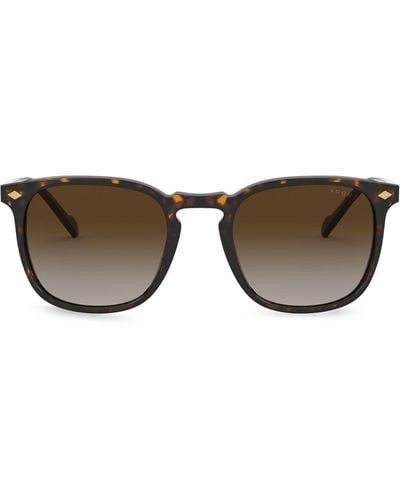 Vogue Eyewear Tortoiseshell Square Frame Sunglasses - Brown