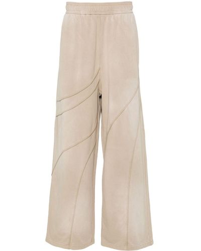Feng Chen Wang Wide-leg Track Trousers - Natural