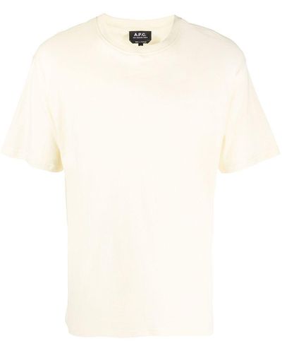 A.P.C. Camiseta Kyle con logo estampado - Blanco