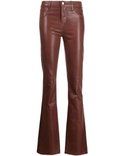 L'Agence Ruth High-rise Bootcut Jeans - Brown