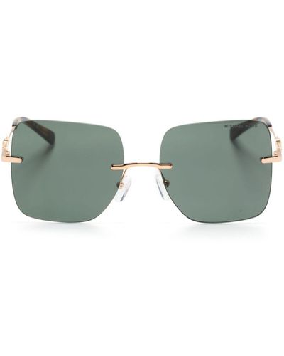 Michael Kors Lunettes de soleil à monture carrée - Vert