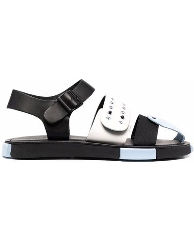 Camper Set Colour-block Sandals - Black