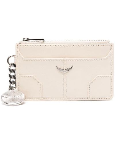 Zadig & Voltaire Sunny leather card holder - Natur