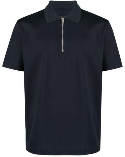 Givenchy Zipped Polo Shirt - Blue