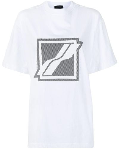 we11done T-shirt con stampa - Bianco