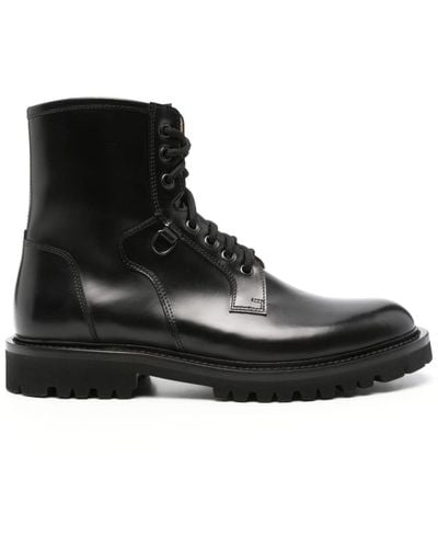SCAROSSO X Nick Wooster Wooster Iv Leather Boots - Black