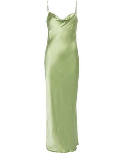 Dorothee Schumacher Kleid aus Charmeuse-Seide - Grün