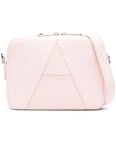 Aspinal of London Camera Leather Cross Body Bag - Pink