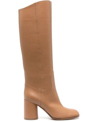 Casadei Cleo 90mm Knee-length Boots - Brown