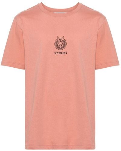 Iceberg Bugs Bunny Logo-print T-shirt - Pink