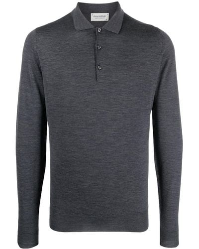 John Smedley Round-neck Knit Sweater - Grey