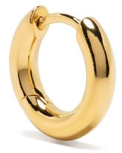 Maria Black Gold Slate 8 Huggie Earring - Metallic