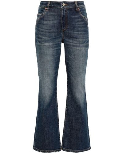 Dorothee Schumacher Jeans affusolati con effetto schiarito - Blu