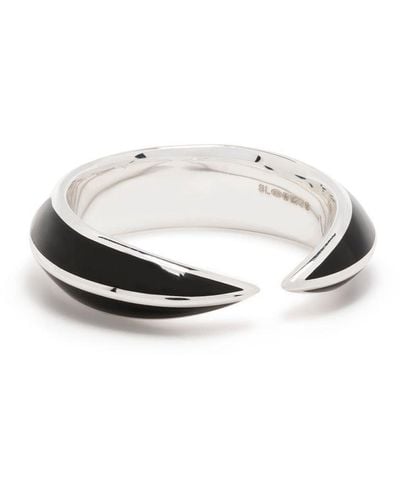 Shaun Leane Sabre Deco Ring aus Sterlingsilber - Mettallic