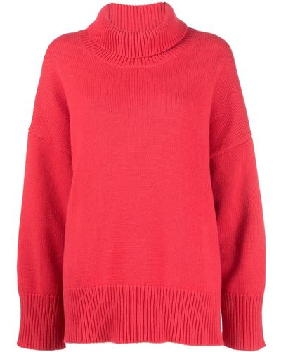 Chloé Roll-neck Cashmere Sweater - Red