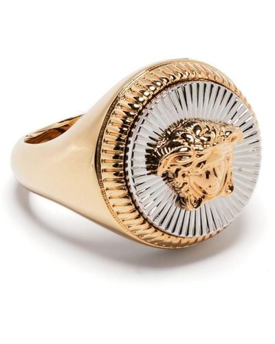 Versace Medusa Biggie Ring - Metallic