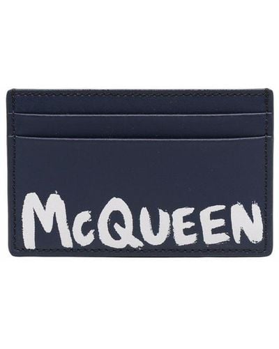 Alexander McQueen アレキサンダー・マックイーン カードケース - ブルー