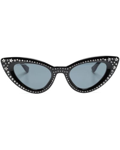 DSquared² Gafas de sol con apliques de strass - Negro