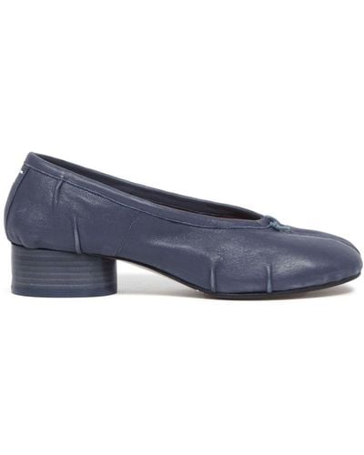 Maison Margiela Tabi New 30mm Ballerina Shoes - Blue