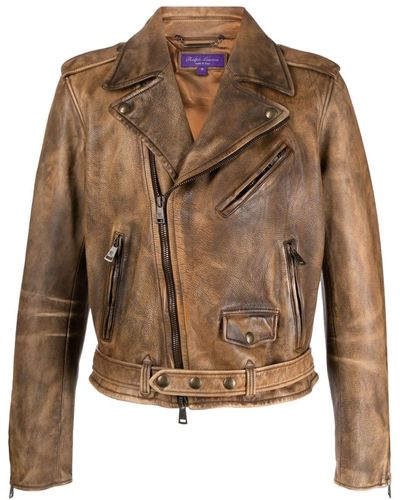 Ralph Lauren Purple Label Leather jackets for Men | Online Sale up