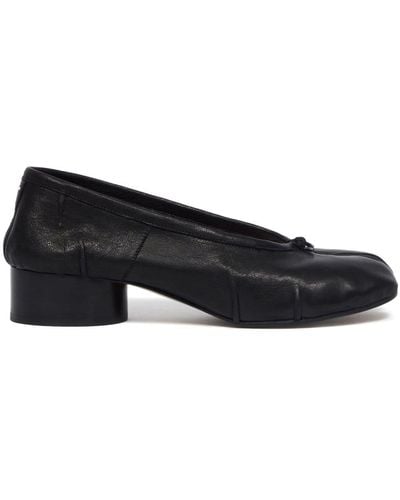Maison Margiela Tabi New 30mm Ballerina Shoes - Black