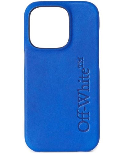 Off-White c/o Virgil Abloh Ow Bookish Iphone 14 Pro Case - Blue