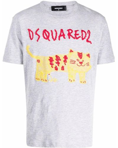 DSquared² エンブロイダリー Tシャツ - マルチカラー