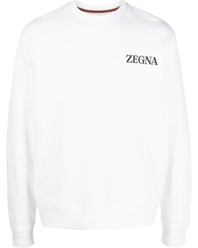 Zegna #usetheexistingtm Cotton Sweatshirt - White