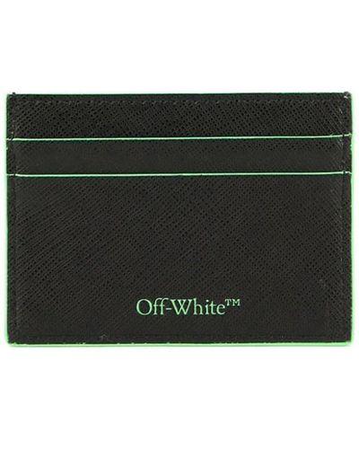 Off-White c/o Virgil Abloh Logo-print card holder - Schwarz