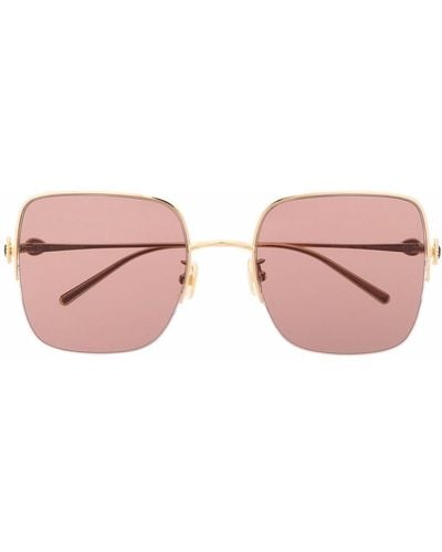 Boucheron Large Square-frame Sunglasses - Metallic