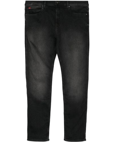 HUGO Mid-rise Slim-fit Jeans - Black