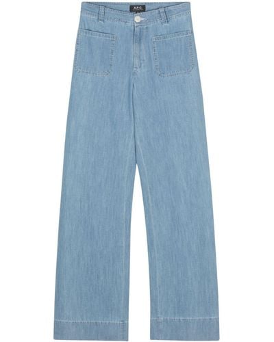 A.P.C. Emilie flared jeans - Blau