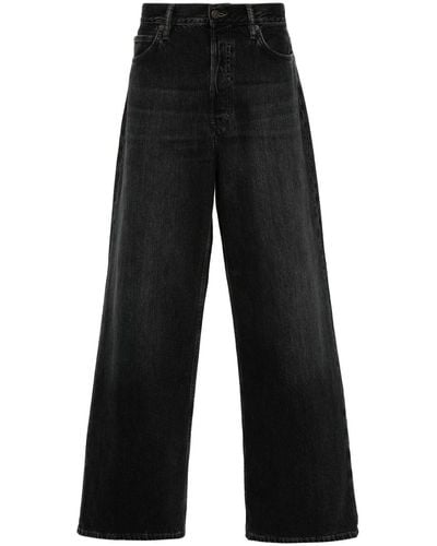 Acne Studios Washed Loose-fit Jeans - Black