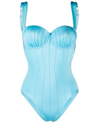 Noire Swimwear Balconette-style Swimsuit - Blue