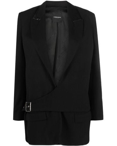 CoSTUME NATIONAL Belted Tailored Blazer Dress - Black