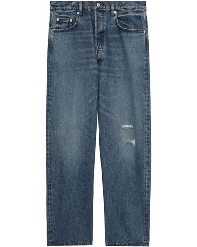 A.P.C. Mid-rise Tapered-leg Jeans - Blue