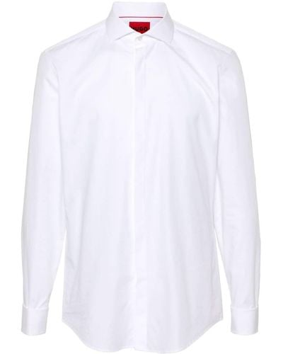 BOSS Camisa con cuello clásico - Blanco