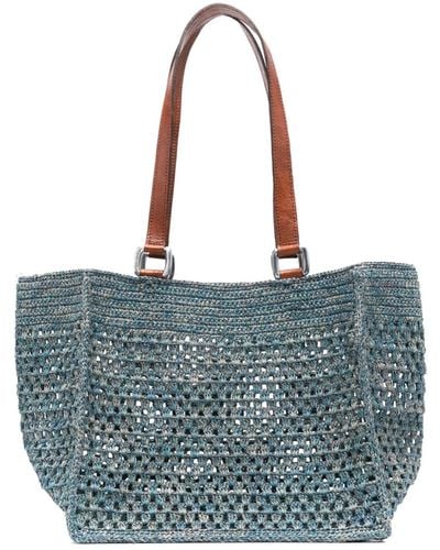 IBELIV Irina Crochet Shoulder Bag - Blue