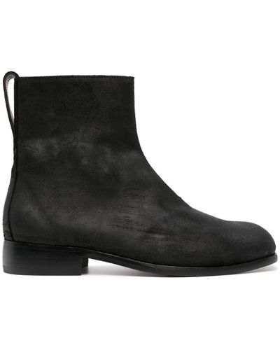 Our Legacy Ankle Suede Boots - Black