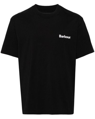 Barbour Stowell Tシャツ - ブラック
