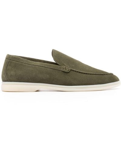 SCAROSSO Ludovico Suede Loafers - Green