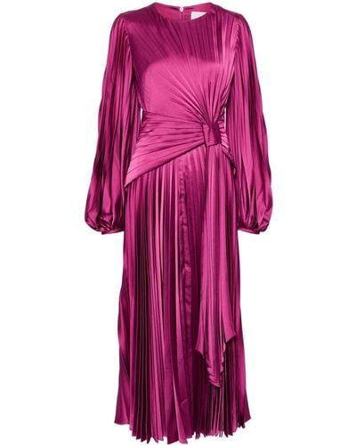 Acler Ashcroft Pleated Gown - Red