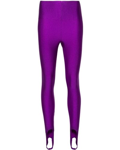 ANDAMANE Stirrup-cuffs Pants - Purple