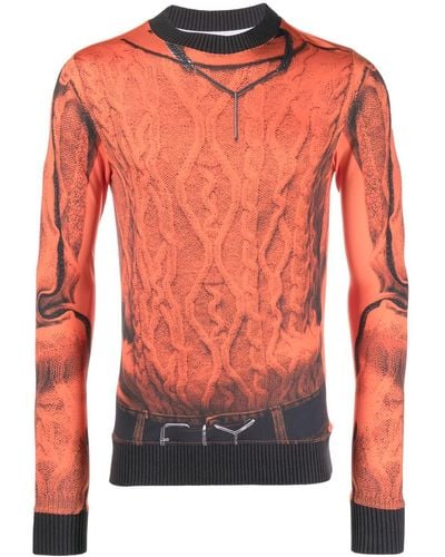 Y. Project X Jean Paul Gaultier Sweater - Roze