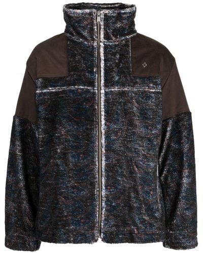 Children of the discordance Graphic-print Zip-up Jacket - Black